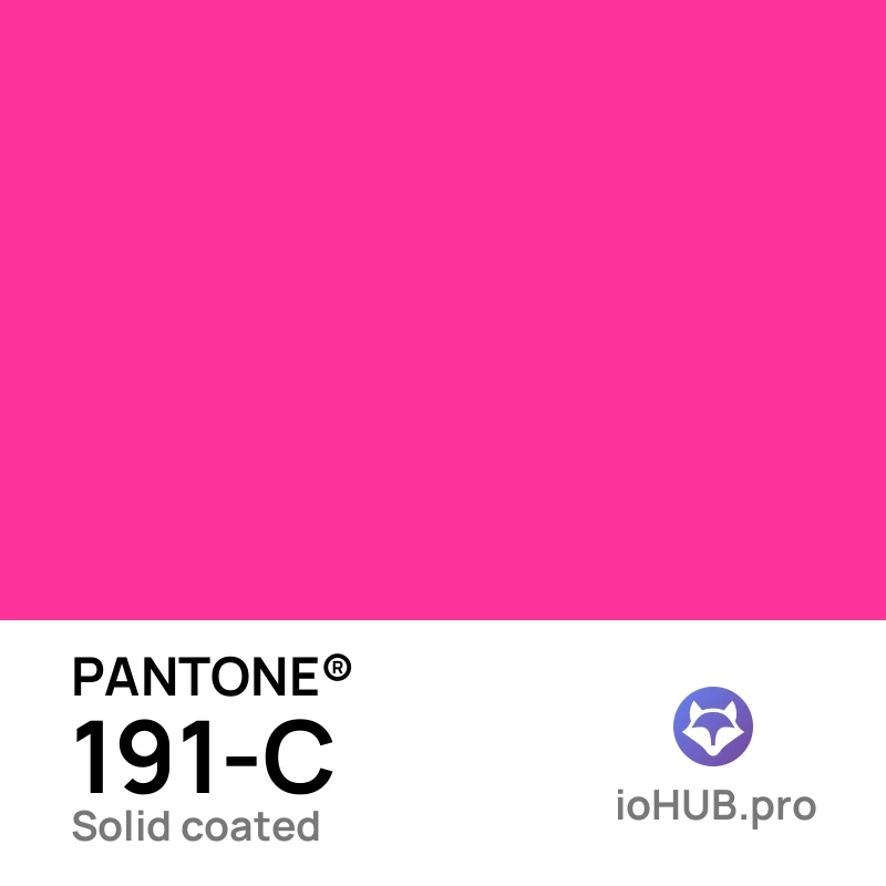 PANTONE 191-C - vibrant_magenta