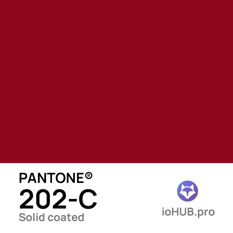 PANTONE 202-C - burgundy_wine_red
