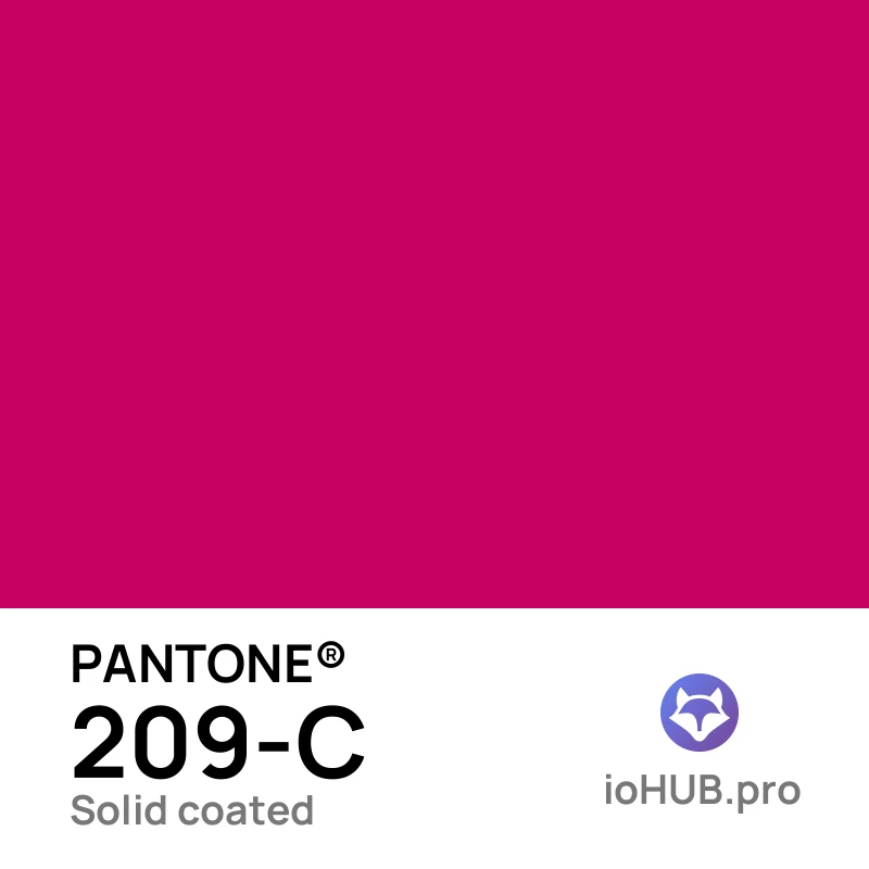 PANTONE 209-C - burgundy_magenta