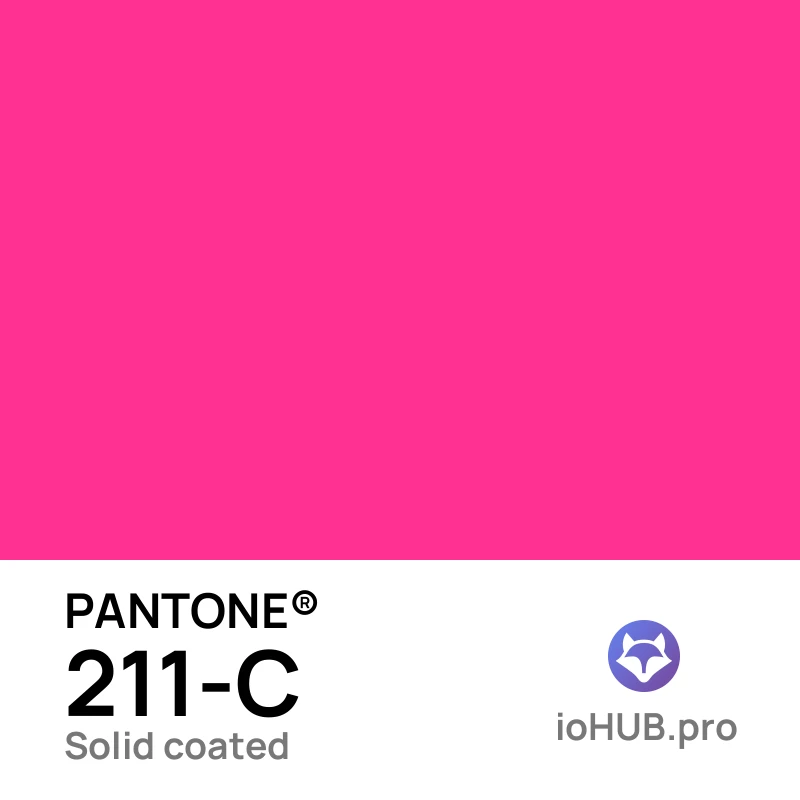 PANTONE 211-C - vibrant_pink_magenta