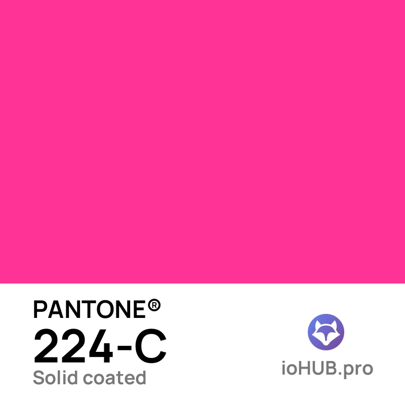 PANTONE 224-C - vibrant_magenta_pink_bright