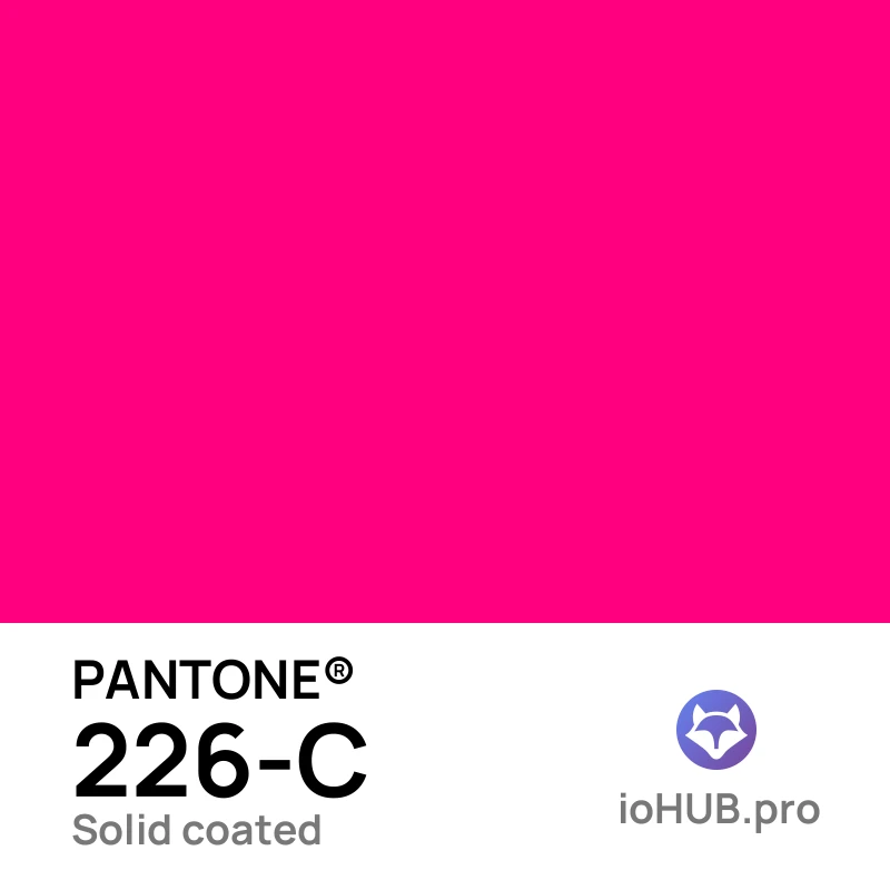 PANTONE 226-C - vibrant_pink_raspberry
