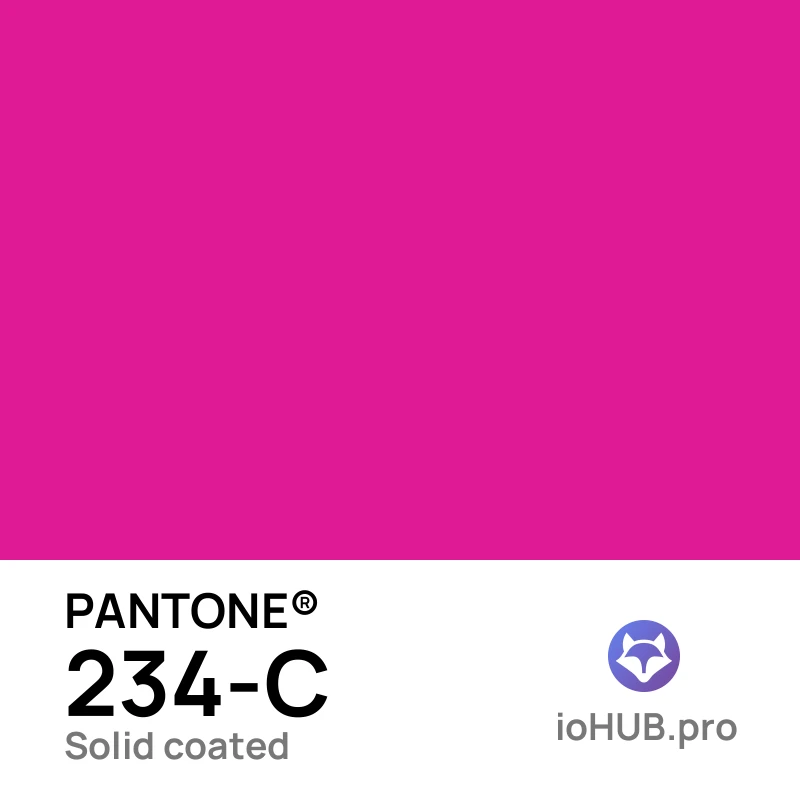 PANTONE 234-C - purple