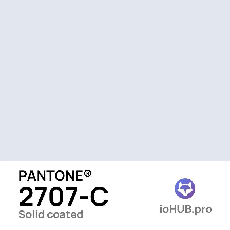 PANTONE 2707-C - icy_blue_gray