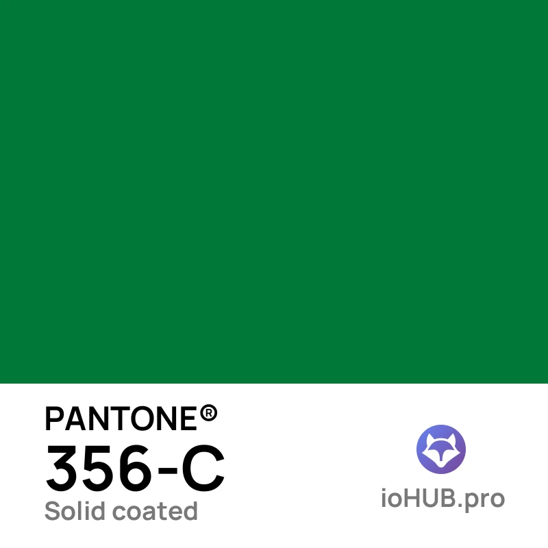 PANTONE 356-C - green