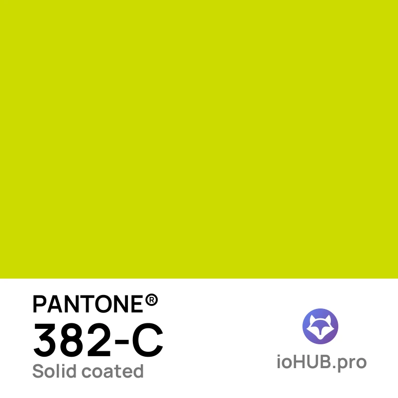 PANTONE 382-C - lime_green