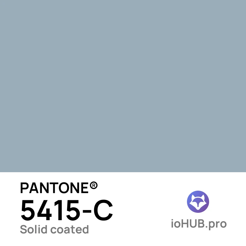 PANTONE 5415-C - smoky_blue