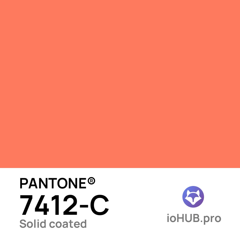 PANTONE 7412-C - coral_orange