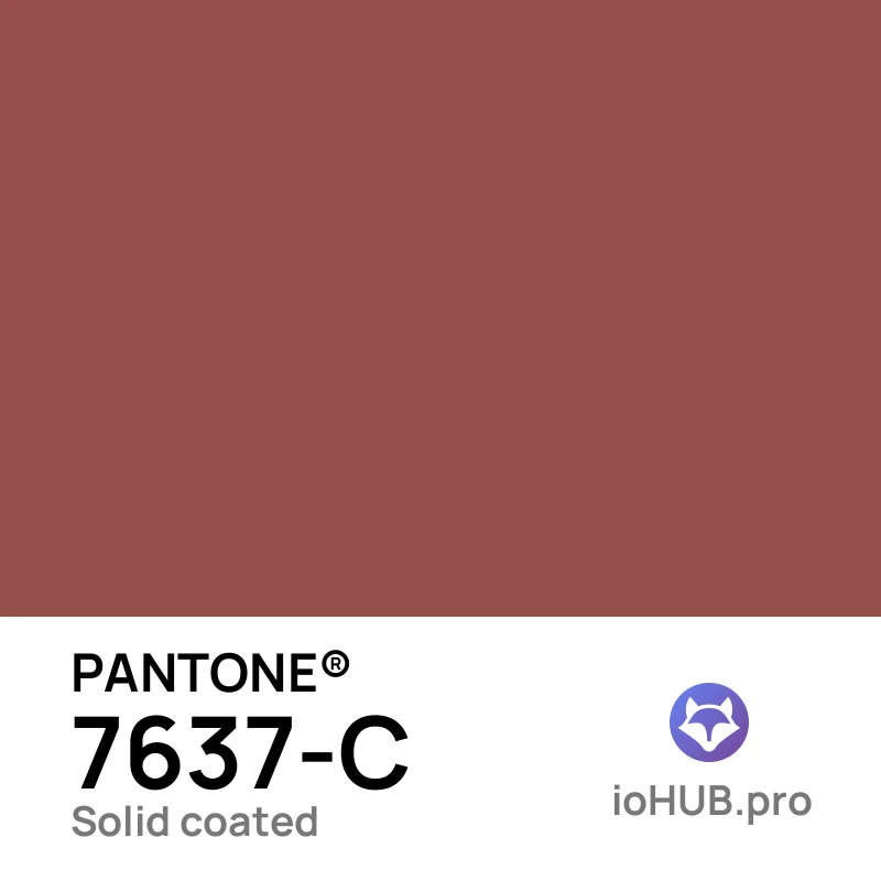 PANTONE 7637-C - marsala