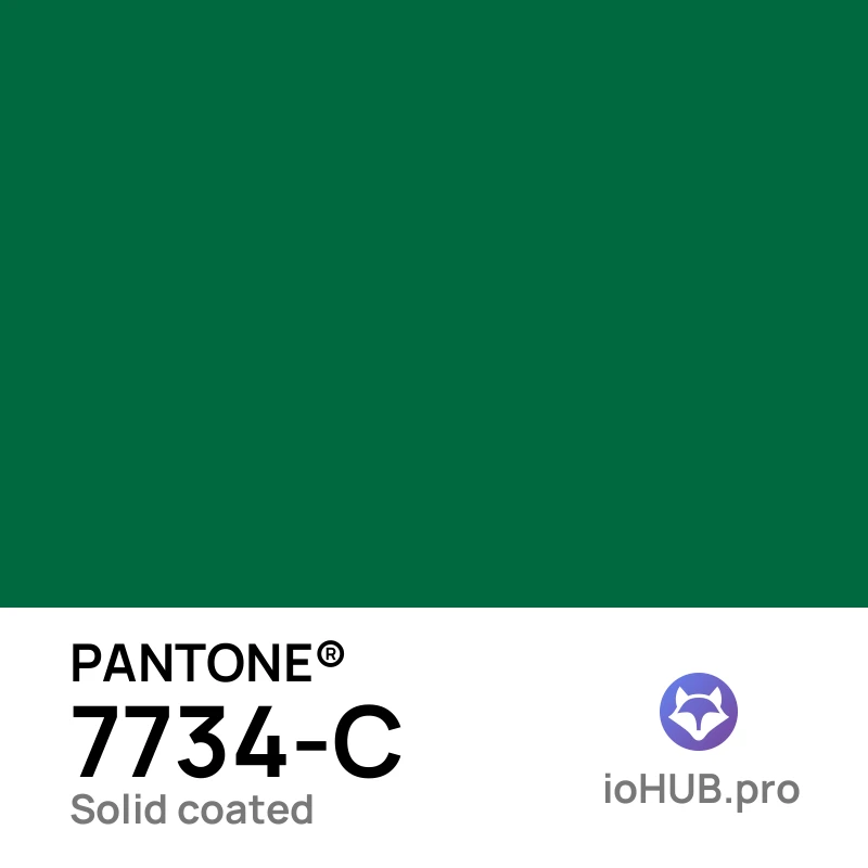 PANTONE 7734-C - pine_green